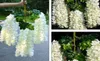 人工結婚式の花シミュレーションウィステリアバインウェディングデコレーション長いシルクプラントブーケルームオフィスガーデンブライダルAC8123843