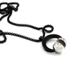 Fashion Jewelry Music Earplugs Headphones Pendant Necklace Men Women Rock Style Stainless Steel Chokers9642545