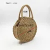 Shoulder Bags andmade Raan Weave Round Straw Bag Womens andbag Boemia Summer Beac Knied Soulder Crossbody Female ToteH24218