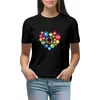 Damen-Poloshirts „I Love Sustainable Development Goals SDGs 2030“-T-Shirt. Lustige ästhetische Kleidung. Sommer-Damen-Grafik-T-Shirts