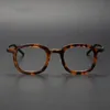 Occhiali da vista da uomo di design di marca vintage IP acetato Glasse lenti miopia ottiche quadrate grandi 240119