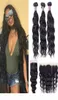 Brazilian Virgin Human Hair Wet Wavy Bundles With Closure Unprocessed Peruvian Water Wave Bundles With Frontal Closure Human Hair 4196188