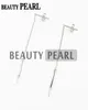 Hopearl smycken Pearl Drop Earring Inställningar 925 Sterling Silver Dangle Chain Earrings Blanks 3 ParS225Y2752272