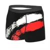 Underbyxor Polen Polish Flag Boxer Shorts For Men 3D Printed Male Polska Underwear Panties BRODS Breathbale