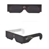 Sunglasses Solar Eclipse Glasses Direct View Of The Sun Anti-uv Random Color Safety Shade Protects Eyes 3D Paper 10pcs/lot Eclipse Glasses