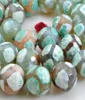 Natural ädelsten Löst pärlor DIY -smycken Tillbehör 10mm 12mm Facetterade agatpärlor Crystal Beads7167293