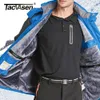 Tacvasen Winter Fleece Lining Parka 방수 남성 스키 스노우 보드 Jackets Windproof 이동식 후 까마귀 코트 캐주얼 Windbreaker 240130