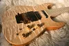 Jack Son PC1 Phil Collen Qulited Maple Chlor Natural Electric Guitar Floyd Rose Tremolo Briding Blocking Nut, złoty sprzęt