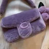 Grape Bobo Plush for Women s Autumn and Winter New Handheld One Shoulder Crossbody Bag 75% factory direct sales