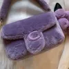 Grape Bobo Plush для женщин, осенне-зимняя новая ручная сумка через плечо на одно плечо, 75% прямые продажи с фабрики