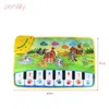 37x60 cm Piano Matten Muziek Tapijten Dier Barking Pad om Speelgoed Leren Muziekinstrument voor Kinderen Kids 240124