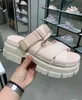 Buty letnie nowe Uggie Aston grube podele damskie kapcie projektant Regulowany rzep na rzep Eleci Trend Wszechstronny sandały damskie Opona podeszwa zewnętrzna 36-41