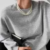 Цепочки, корейское модное многослойное жемчужное ожерелье, женские простые индивидуальные ожерелья, свадебные милые крутые ювелирные изделия на ключице