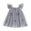 Mädchen Kleider Kleinkind Baby Kleidung Floral Spitze Tutu Tüll Kleid Ärmellose Träger Prinzessin Party Sommerkleid Geburtstag Kuchen Smash Outfits