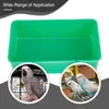 Autres fournitures d'oiseaux 1pcs baignoire d'eau bol pour animaux de compagnie perroquets perruches cage à oiseaux suspendue 12x7.5x3.5cm perroquet en plastique