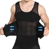 Men's Body Shaper Compression Vest Abdomen Shapewear Tummy Slimming Sheath Gynecomastia Shapers Corset Waist Trainer Fajas Tops 240126