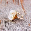 Cluster Rings Natural Transparent Crysral Quartz Ring Raw Wand Copper Wire Twine Adjustable Handmade Point Stone Witchcraft Woman Jewelry