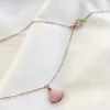 2024Bulgarillies V Gouden Designer Ketting Dames Natuurlijke Roze Fritillaria Sleutelbeenketting Verguld met Rose Goud Hoge kwaliteit Hanger sieraden designer voor damesQ6