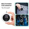 Monitor Meter Sensor Indoor Air Quality Carbon Dioxide With Alarm 400-5000 PPM-NDIR CO2 Tester(White)