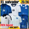 24 25 El Salvador Fußballtrikots Alex Roldan Darwin Nationalmannschaft Ceren Eriq Zavaleta Amando Moreno 2024 2025 Home Away Trikots Narciso Orellana Fußballtrikots Top