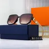 2024 Nouvelles lunettes de soleil en direct Luxe Square Femme Marque Designer Rétro Cadre Big Sun Lunettes 2309 Femme Vintage Gradient Mâle Oculos Feminino