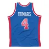 Hill Piston Grant Basketbol Forması Detroits Joe Dumars Ben Wallace Chauncey Billups Rasheed Wallace Jerry Stackhouse Mitchell ve Ness Gerileme Blue Boyutu S-XXL