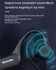 Mobiltelefonörlurar Ny benledning Bluetooth -headset Svätsäker vattentät IPX8 för simning utomhussport 64G BASS YQ240219