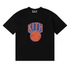 Kith Basketball Impresso American Cotton Round Neck Men's and Women's Short-Leeved T-Shirt