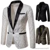 Costumes pour hommes Blazers Hommes Floral Party Dress Costume Élégant Dîner Veste De Mariage Blazer Bal Tuxedo