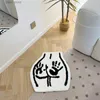 Carpet Ass Butt Carpet Soft Tufted Rug for Bathroom Non-slip Absorb Water Plush Handmade floormat Bedroom Kitchen Toilet Carpet T240219