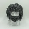 Perücke Bart Hüte Hobo Mad Scientist Caveman handgemachte stricken warme Wintermütze Männer Frauen Halloween Geschenke lustige Party Beanies 5 Farben 22228J