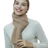 LONGMING Womens Knitted Wrap Shawls 100% Merino Wool Winter Men scarf Cashmere Scarves Warm Autumn Luxury Soft Solid Muffler 240201