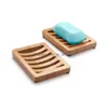 Mydlanki naczynia pudełko naturalny bambusowy uchwyt do kąpieli taca drewniana zapobiega pleśni drenaż łazienki