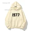 Mode Men's Pullover Sweatshirts Tracksuits Ess Jackets 1977 Essentialhoodies Sweater Män kvinnor huva sportkläder street Loose Sweatshirt Sports Hoodie SH2C