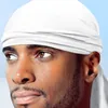 Bandanas Spandex King S Durag Hat Durags Bandanna Turban Wigs Men Silky Headwear Headband BlackWhite Hair Accessories3754190