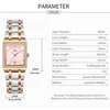 WWOOR montre pour femme élégante originale diamant dames robe montres de luxe en acier inoxydable étanche Date Quartz montre-bracelet Reloj 240131