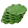 Decoratieve Bloemen 6 stks Kunstmatige Drijvende Bladeren Water Pads Ornamenten Gebladerte Vijver Decoratie Voor Zwembad Aquarium 10 cm