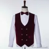 Herrenanzüge Blazer Trajes De Hombre Kostüm Homme 3 Stück Anzüge für Männer 2022 Rauchen Masculino Formale Smoking Kostüm Männer Hochzeitsanzüge Bräutigam