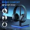 Mobiltelefonörlurar Somic GS401 Pro 2.4G Wireless Bluetooth Wired Three-Mode Game Headphones RGB Löstagbart brusreducerande MIC HIFI Music Headset YQ240219