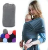 Baby Sling Wrap Babyback Carrier Ergonomisk spädbarnsband Porta Wikkeldoek Echarpe de portage tillbehör för 024 månader Gear245S8085280