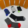 2021 топ Классические носки L мужские носки повседневные женские носки из 100% хлопка ярких цветов с принтом 5 пар/коробка с вышивкой оптовая продажа для мужчин FO4Y
