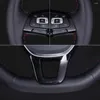 Ratthjul täcker anpassade biltäckning Anti-halk perforerat läder för M Sport 3 5 Series E46 E39 M3 M5 Tillbehör