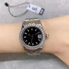 U1 품질 ST9 Steel Sheel Diamond Dial 36mm 자동 메키아 인 숙녀 손목 시계 쥬빌리 스트랩 사파이어 운동 여성 시계