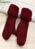 Korean Fashion Mittens Womens Autumn And Winter Thick Warmth FingerKnitted Wool Gloves C09261868849