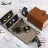 2021 NOUVEAU Multi-Fonction Portable Lunettes Bijoux Organisateur De Stockage En Cuir Multiple Slot Lunettes Lunettes De Soleil Boîte De Rangement Box289e