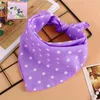 Dog Apparel Printed Square Scarf The Perfect Accessory For Pets Pet Collar Breathable Accessories Cotton Baby Bibs