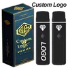 Penna Vape monouso personalizzata Pod da 1 ml 2 ml Sigarette elettroniche vuote Imballaggio olografico Preriscaldamento Penne vaporizzatore Olio denso Batteria 320 mAh Logo personalizzato Scatola OEM Borsa in Mylar