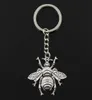 Mode Hornet Honey Bee 40x38mm hänge 30mm nyckelring kedja brons silver färg män bil gåva souvenirer nyckelring dropp1092957