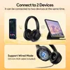 Cell Phone Earphones Wireless Headphones Bluetooth Hi-Res Audio Over Ear Headset 43dB Hybrid Active Noise Cancellation New Hot Sale 2024 YQ240219