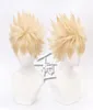 Costumes d'anime My Hero Academia Baku No Bakugou Katsuki Bakugo perruques courtes en lin blond résistant à la chaleur Costume de Cosplay perruque Cap4897960